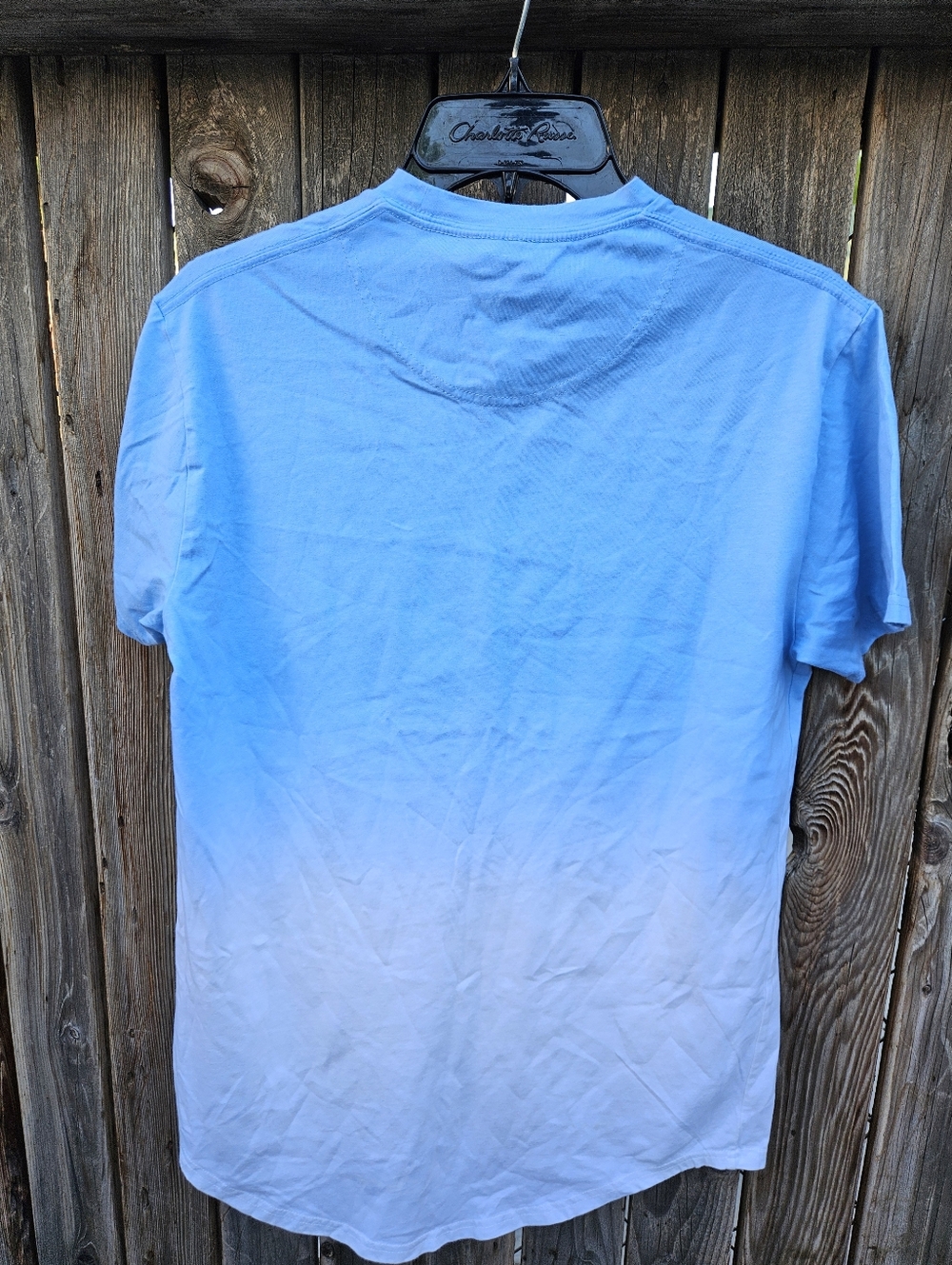 Hollister Men's Blue to White Ombre Crew Tee Size S - Picture 8 of 16